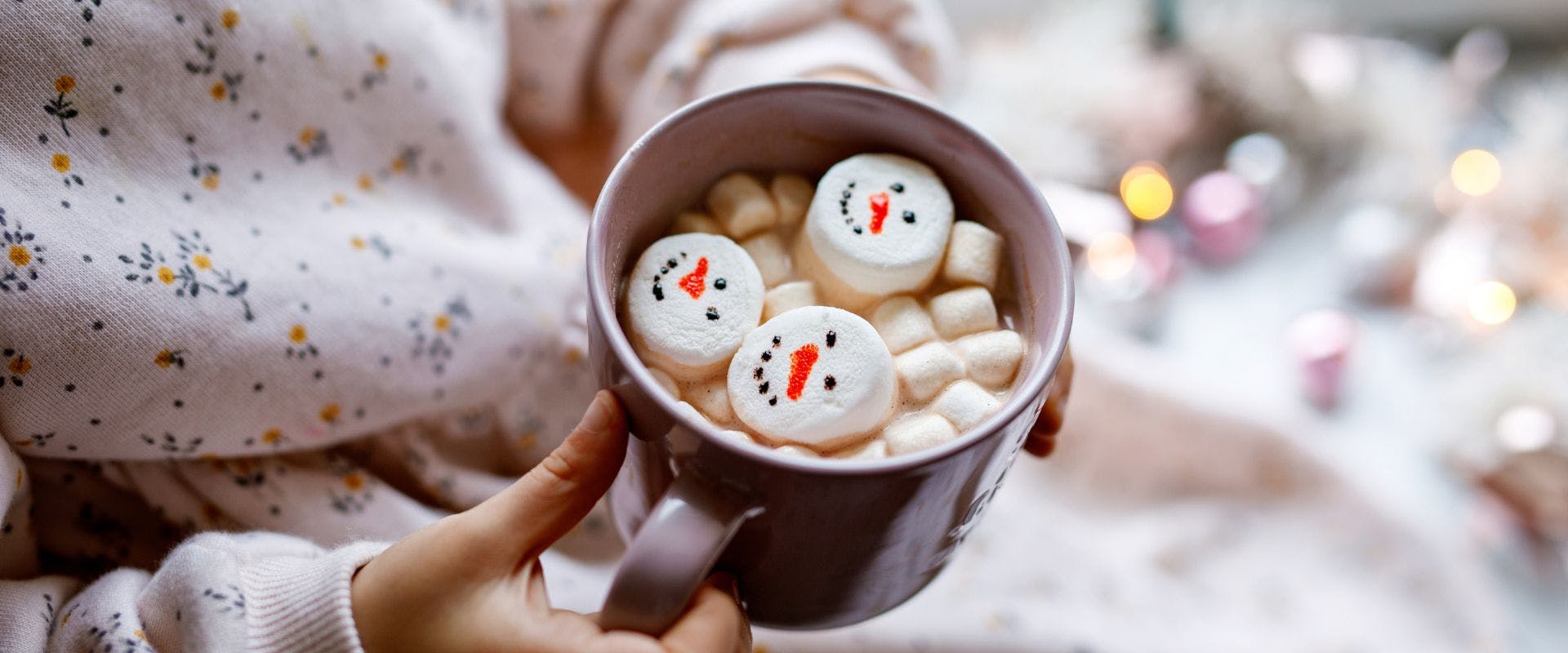 Marshmallows in a cup of cocoa