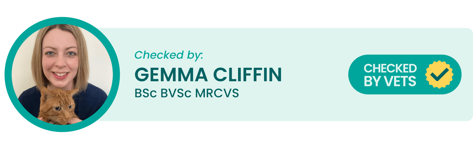 Checked by vets - Gemma Cliffin