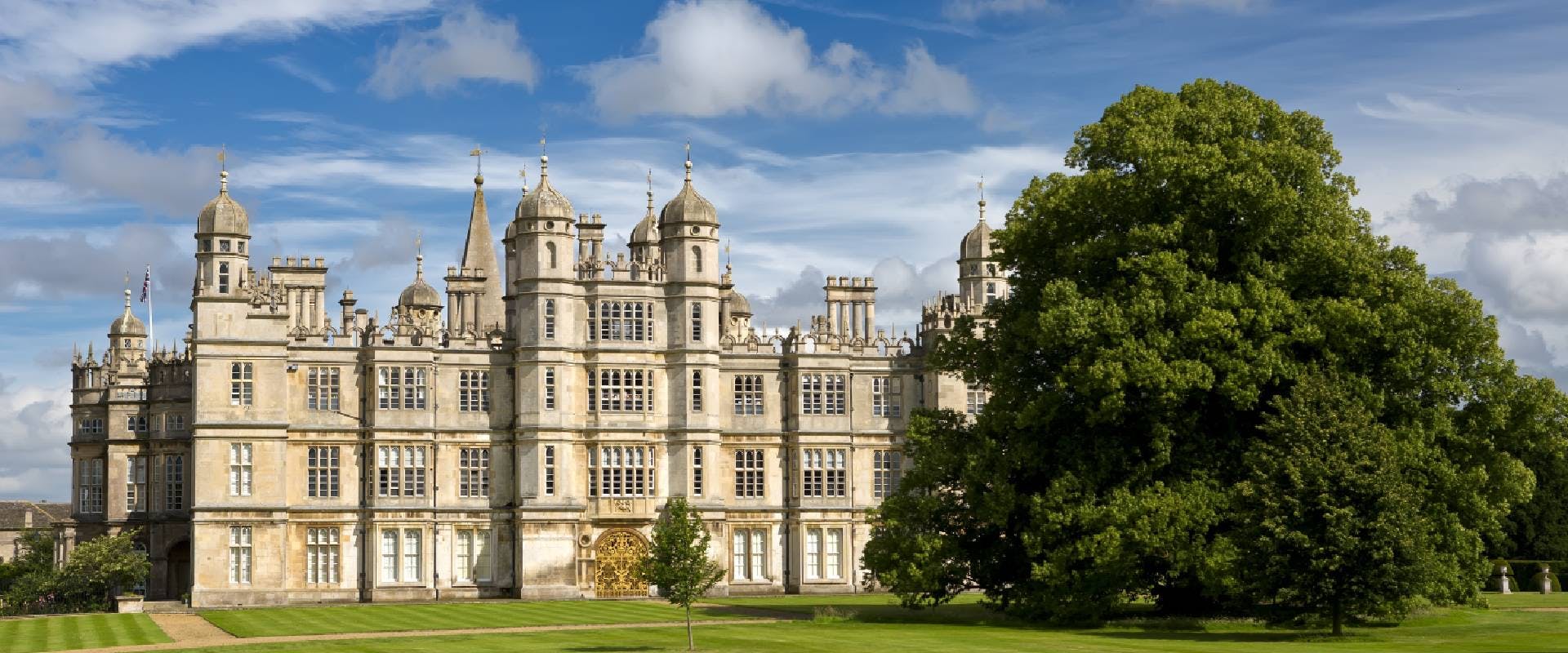 Burghley House in Stamford, England