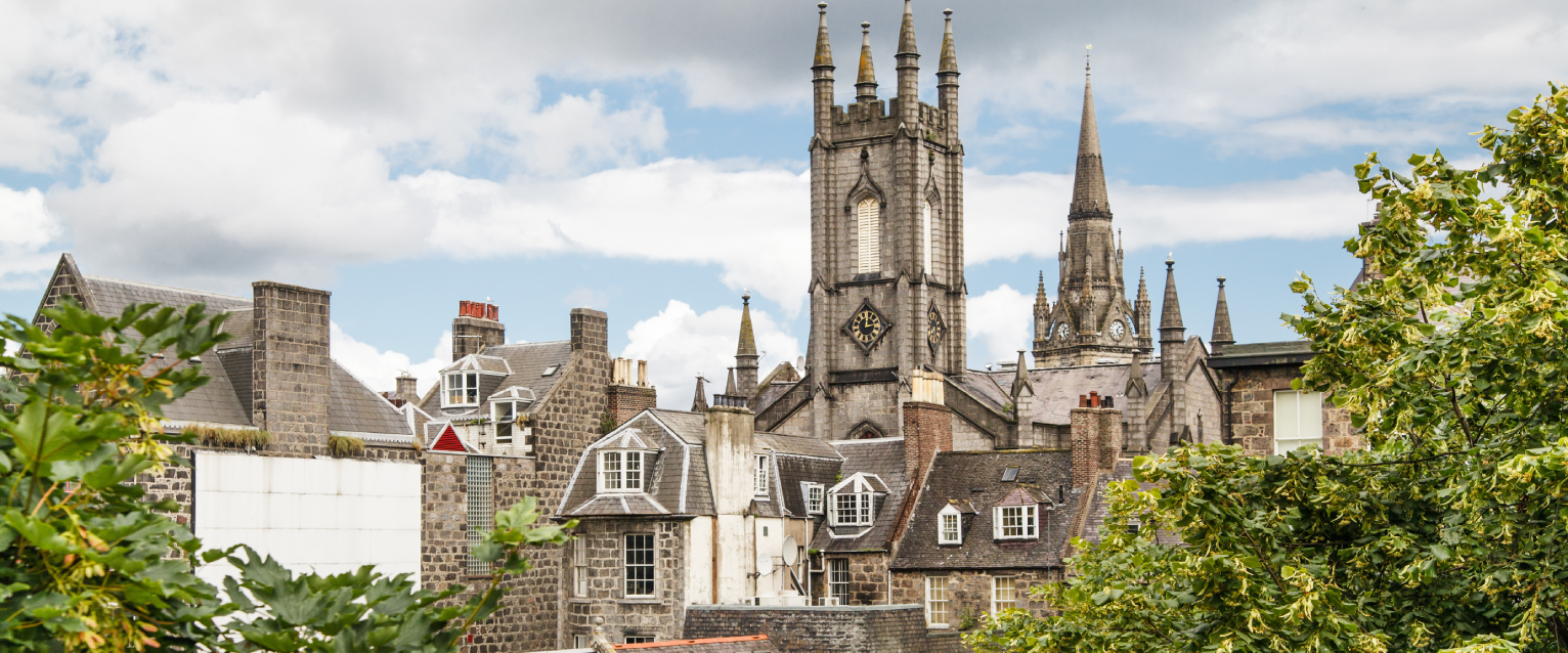 An image of Aberdeen, a dog friendly city.