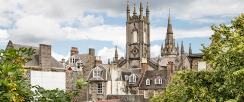 An image of Aberdeen, a dog friendly city.