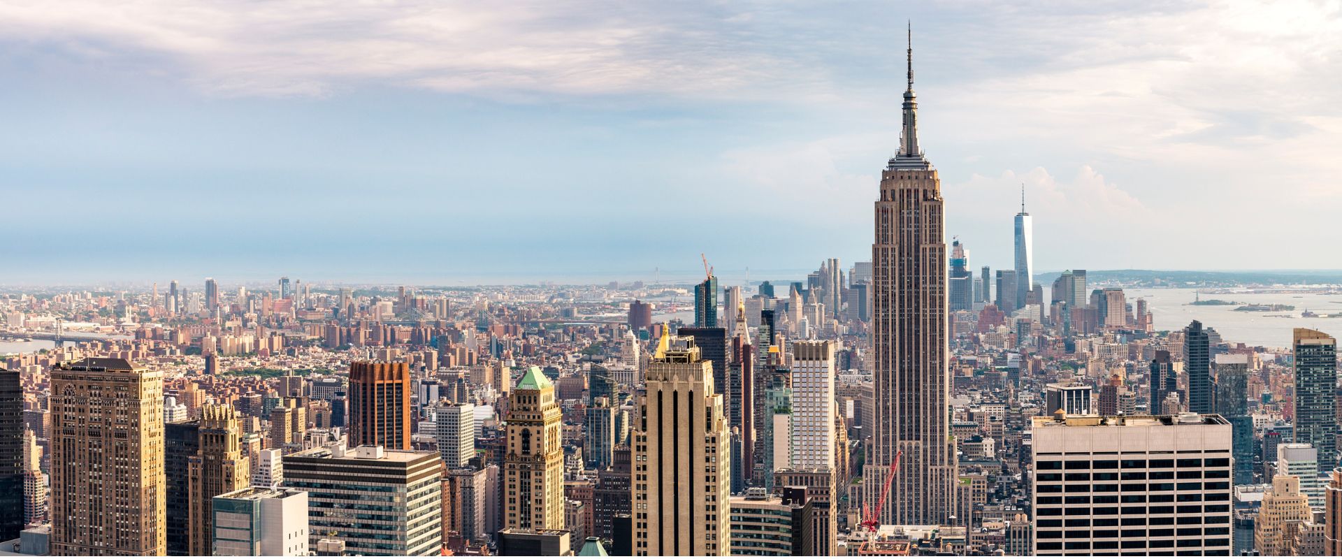 View on downtown of Manhattan, New York City