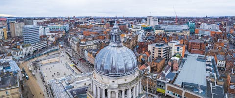 Nottingham, a dog-friendly city.