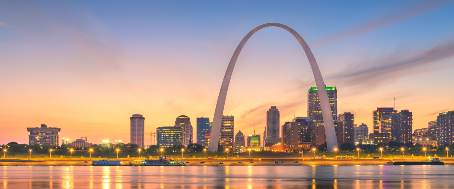 St. Louis, a dog-friendly city.
