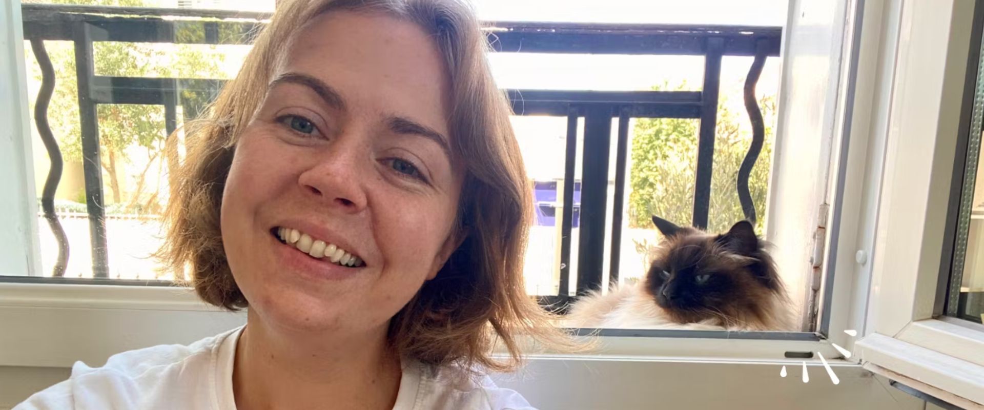 Sitter Emma on a cat sit in Paris