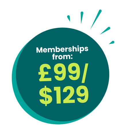 Memberships from: £99/$129