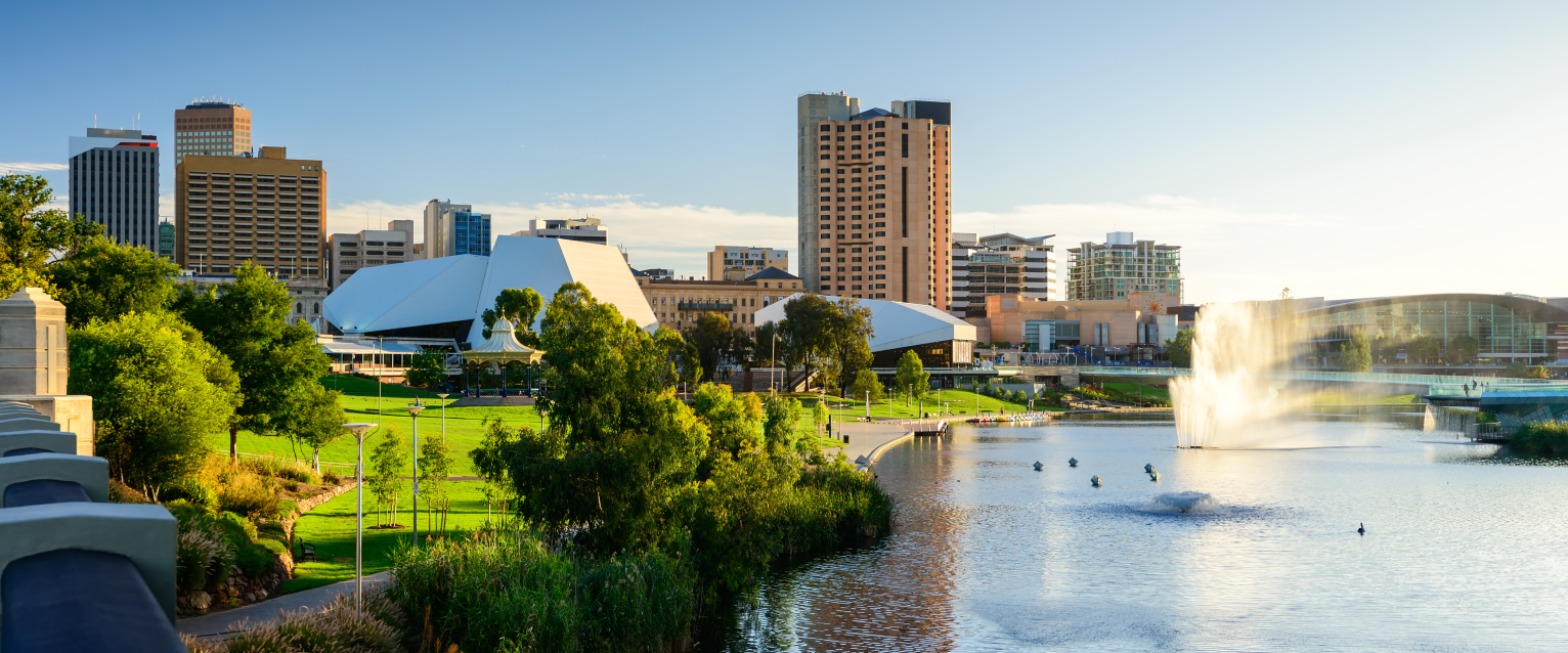 An image of Adelaide, a dog friendly city