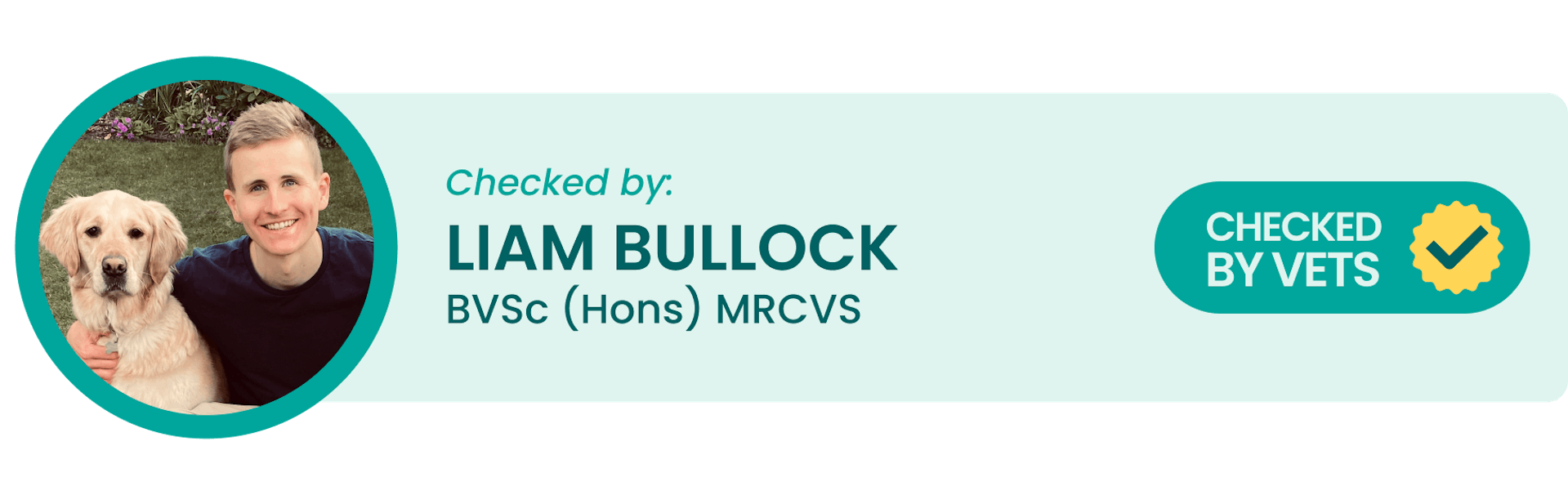Checked by Vets - Liam Bullock