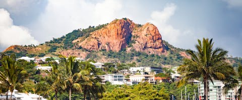 a view of Townsville from the coast
