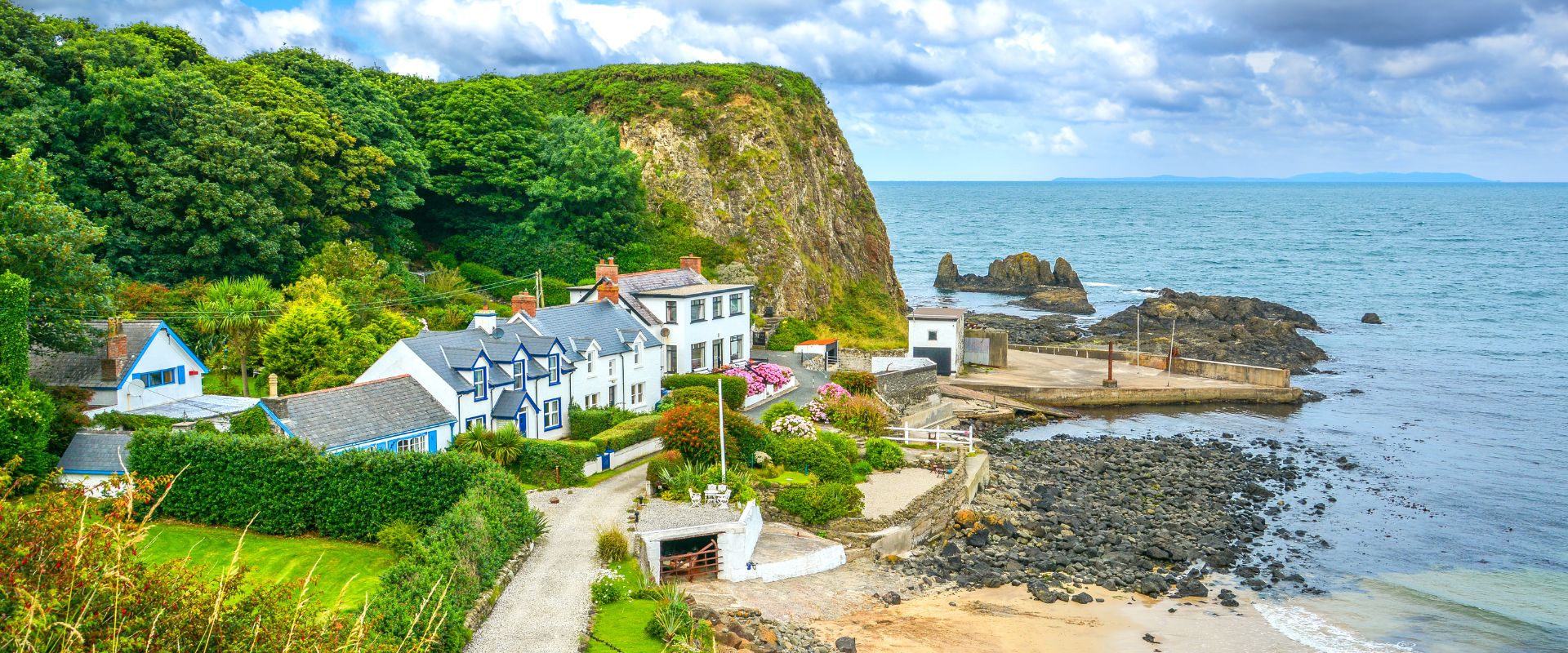 Portbradden, small village near Ballintoy, County Antrim, Northern Ireland