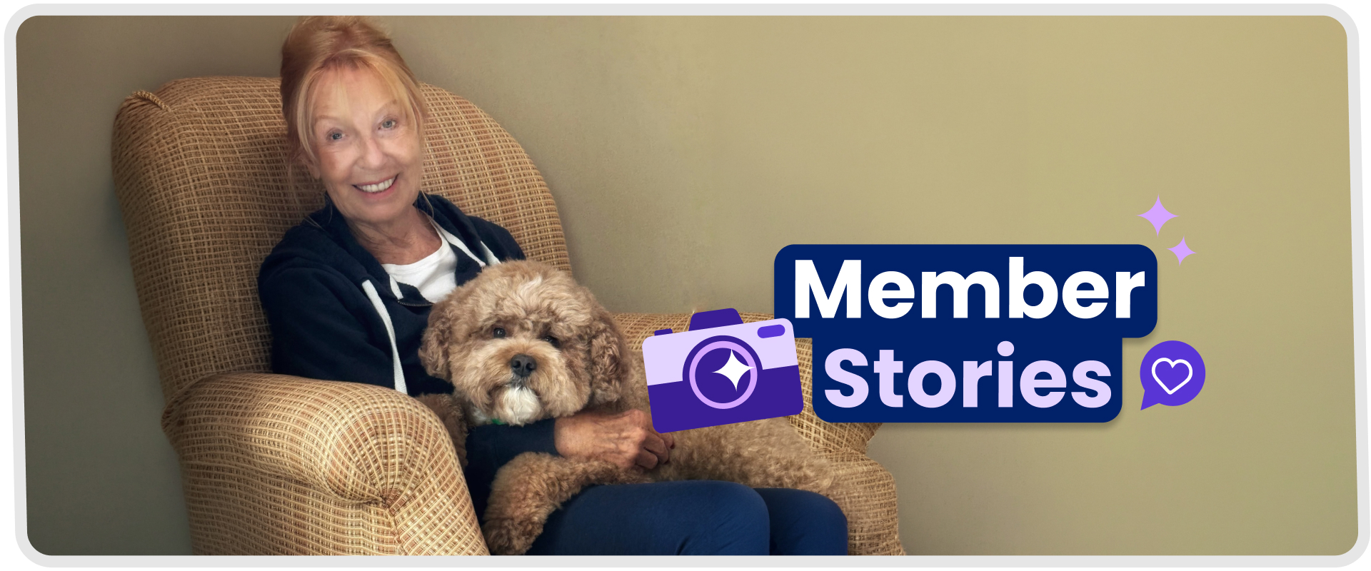 Angela member story blog banner