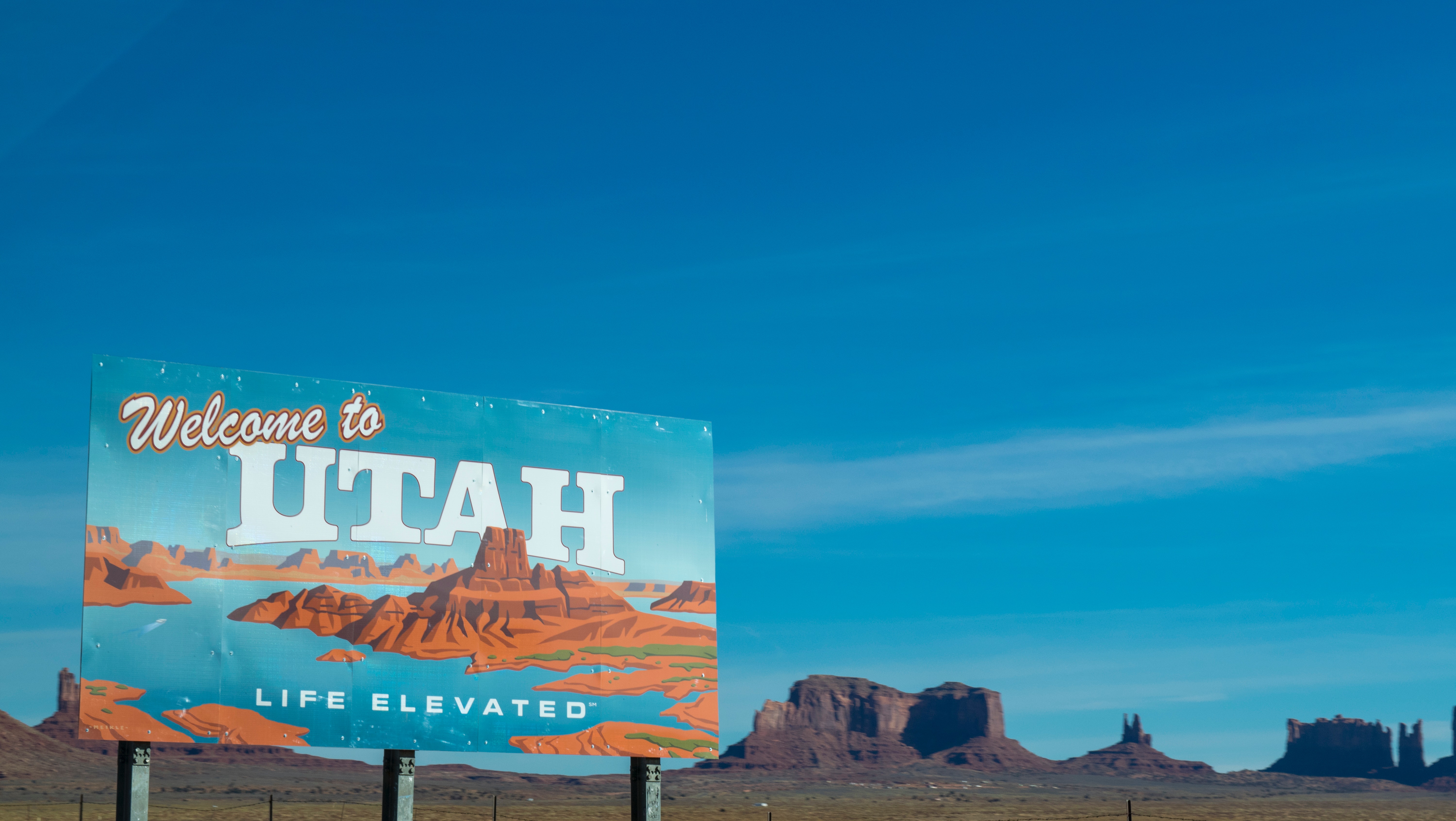 Utah sign, Utah, United States