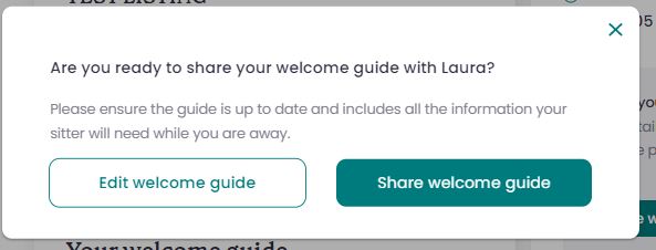 How to Complete and Share Your Welcome Guide | TrustedHousesitters.com