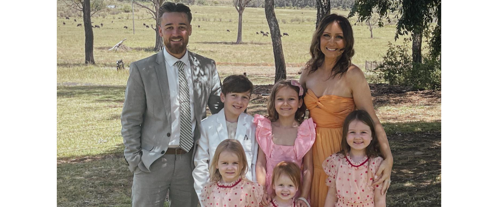 The Clanfields, a family of seven.