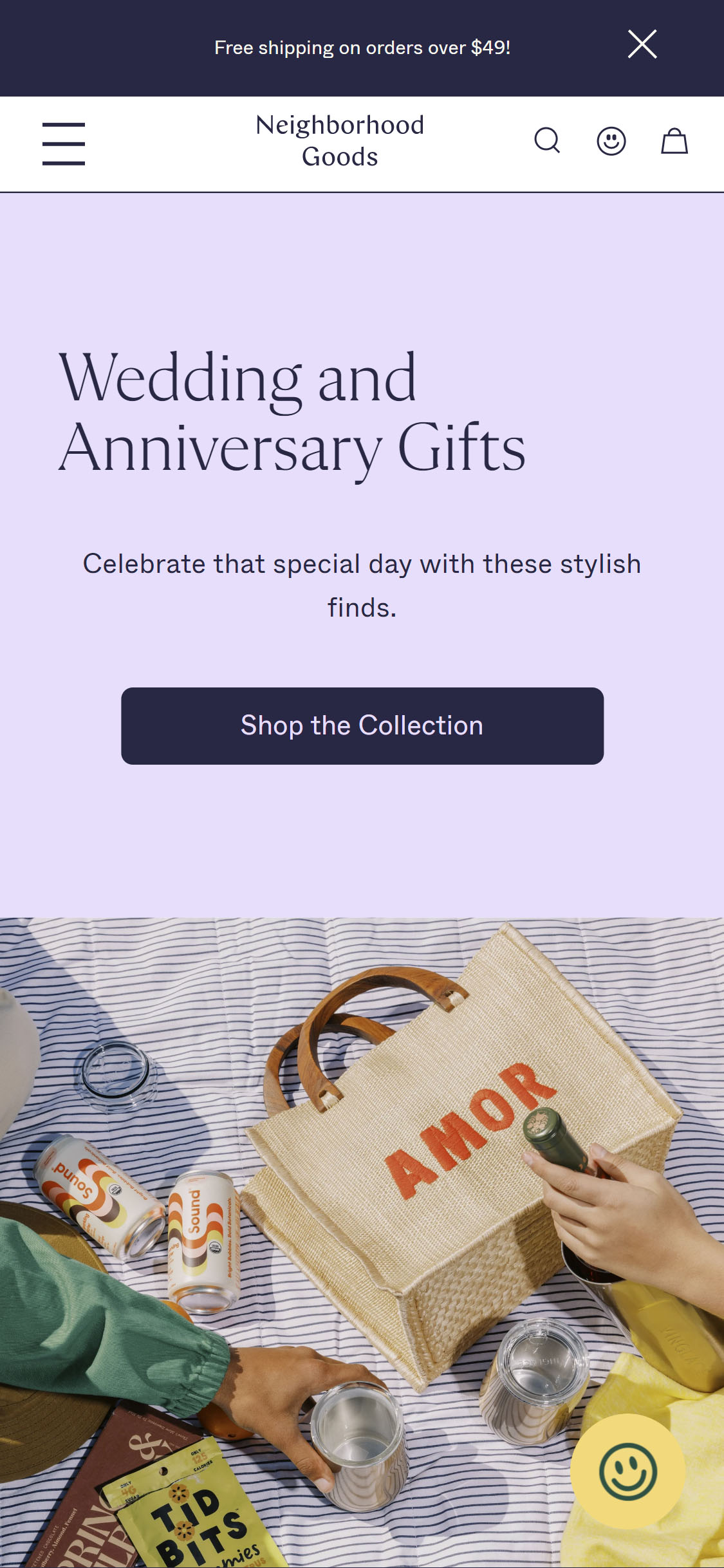 Neighborhood Goods (Mobile View)