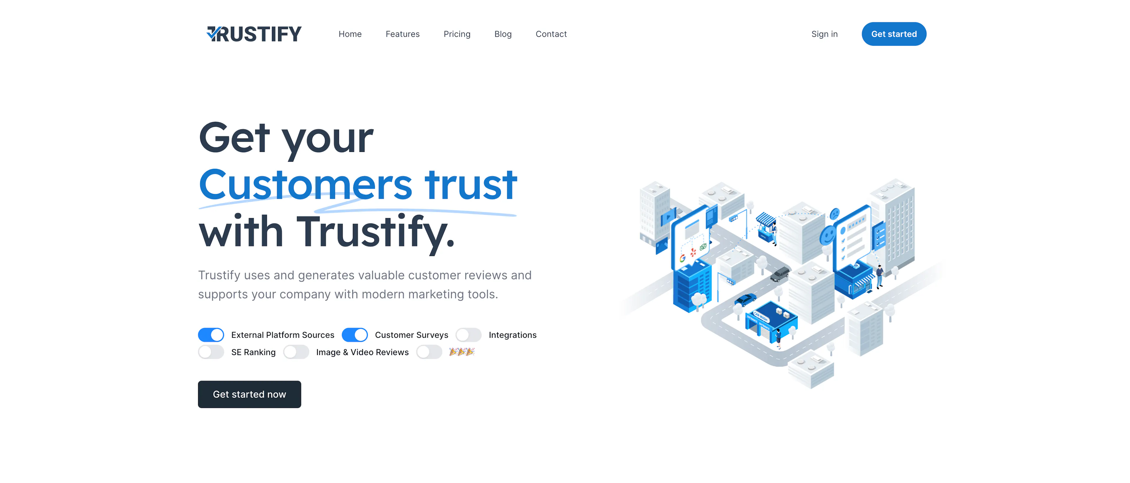 Trustify-Landingpage
