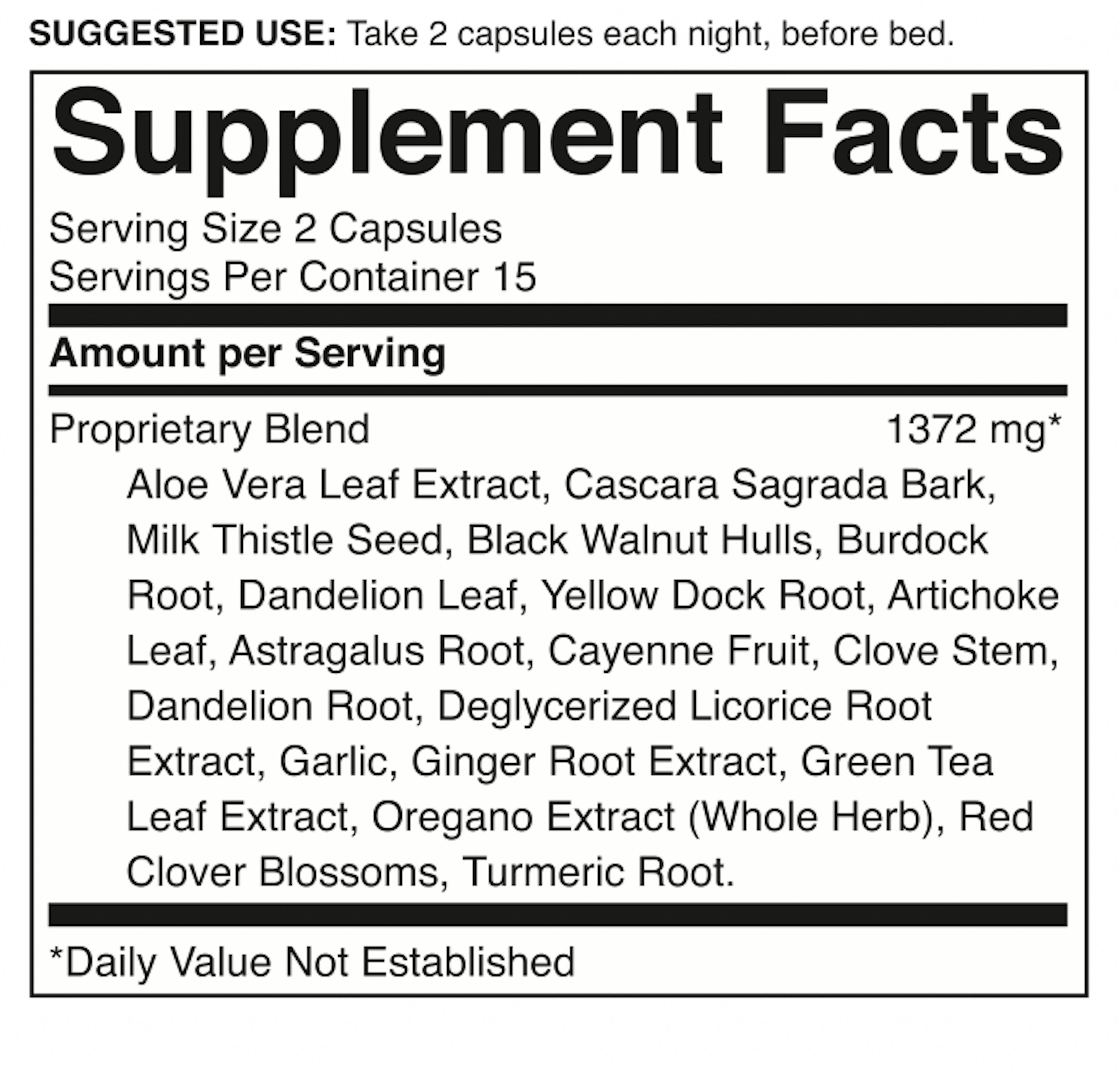 reNU supplement facts