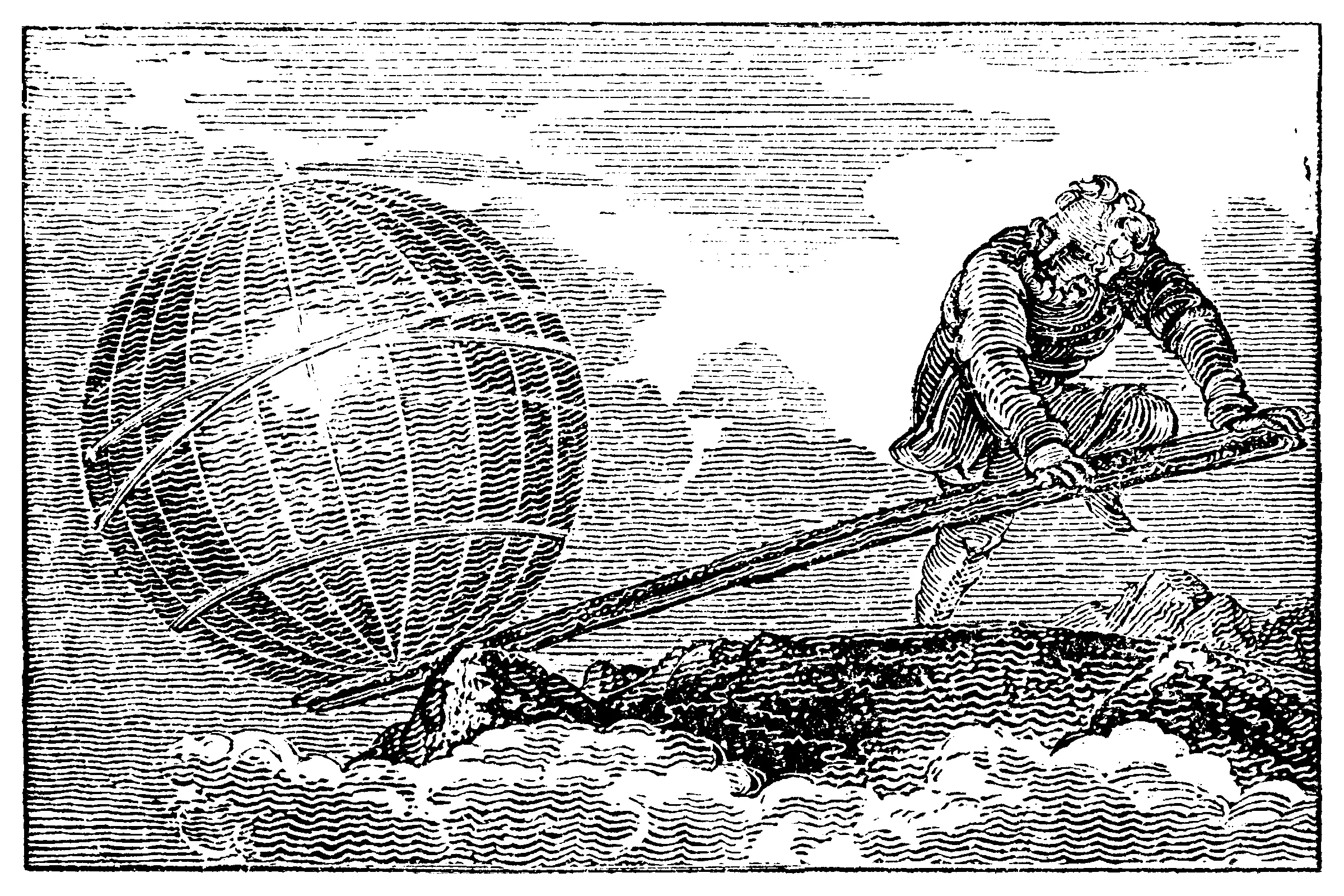 The Archimedean lever, pictured here, gives visual form to the boast Casati set out to defend: not a fantasy of presumption but a problem for mechanical reasoning. It recasts the apparently impossible as the province of disciplined ingenuity—the very move announced in Casati's dedication.