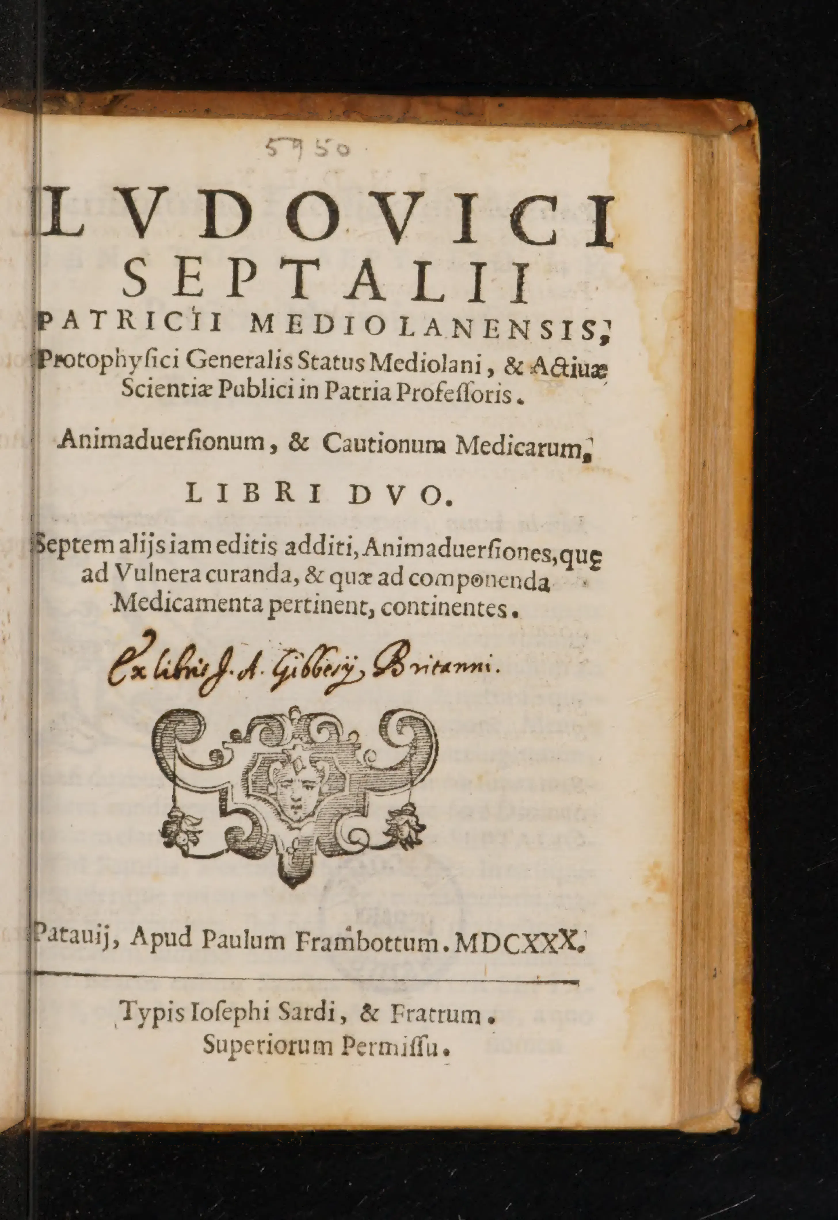 Office and method are inseparable on Settala's title page.
