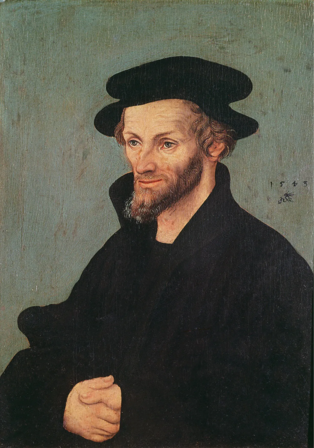 A period portrait of Philipp Melanchthon.