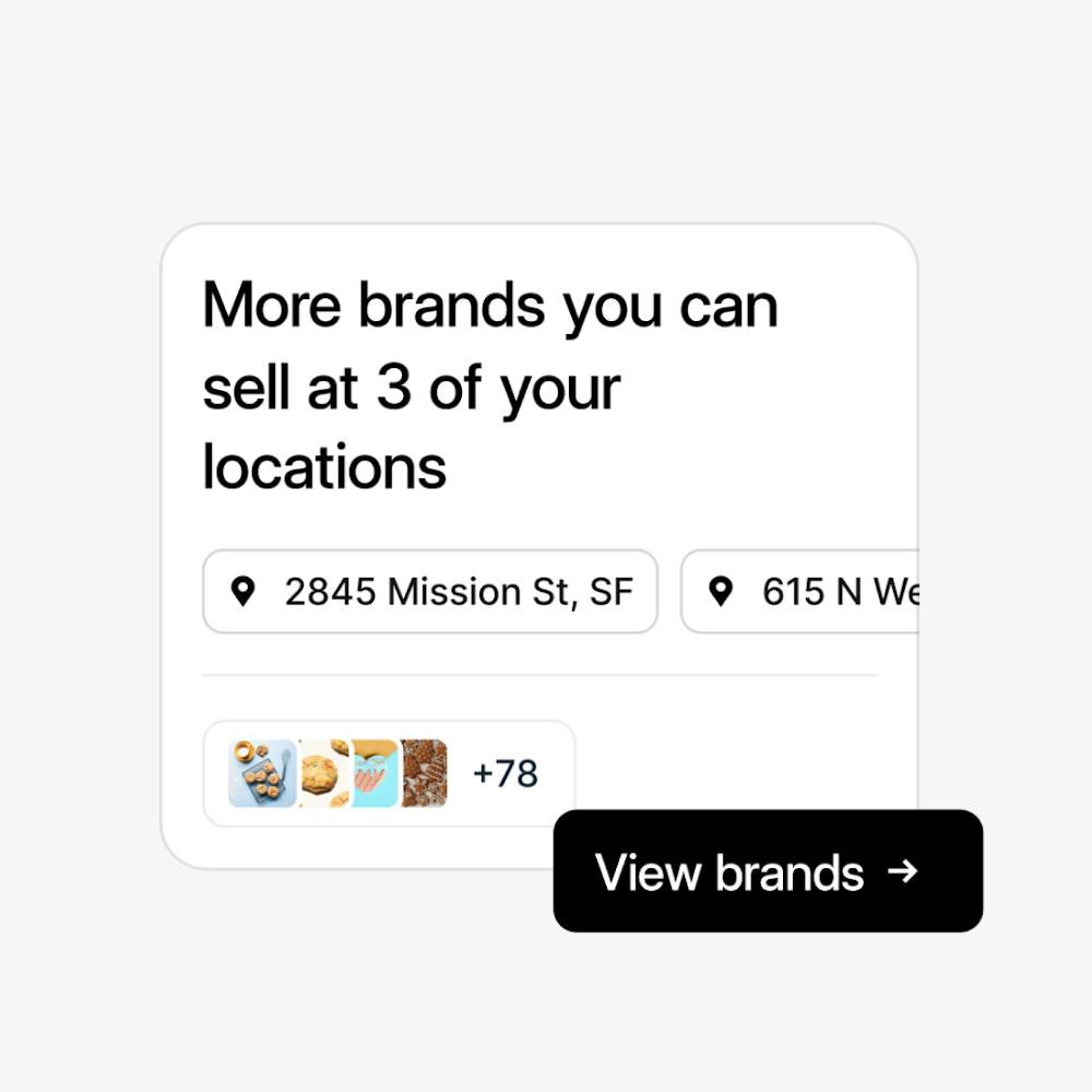 Sell multiple different brands at once
