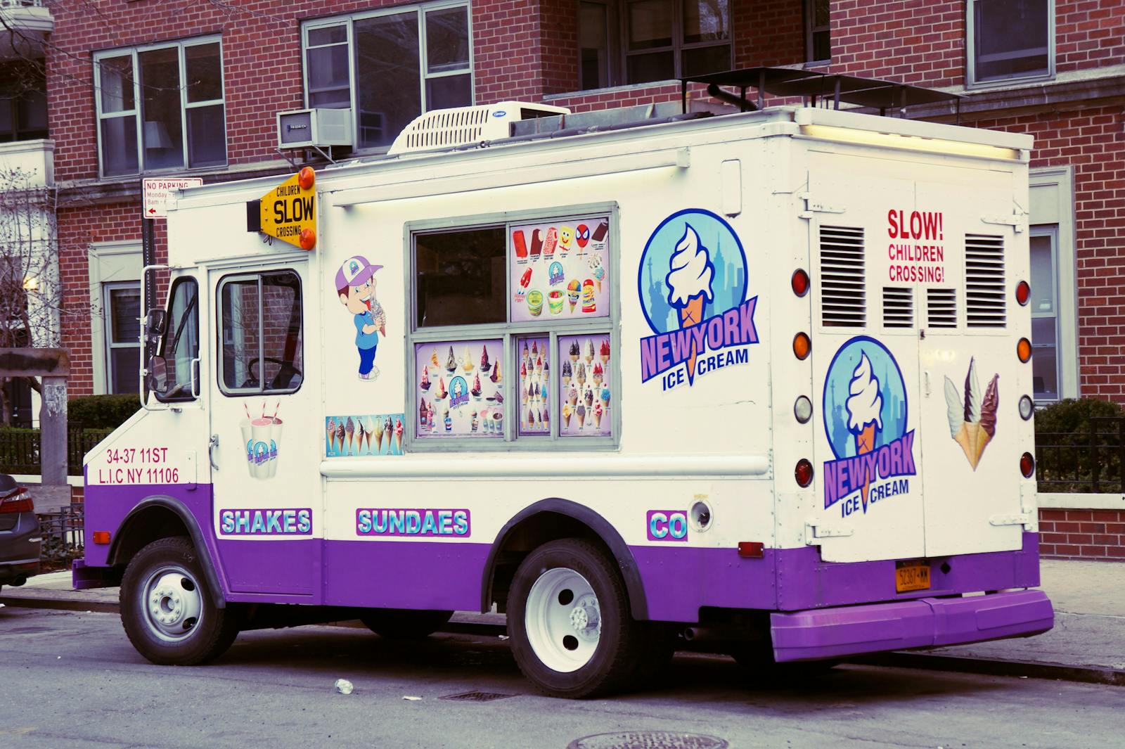 A profitable ice cream food truck. 