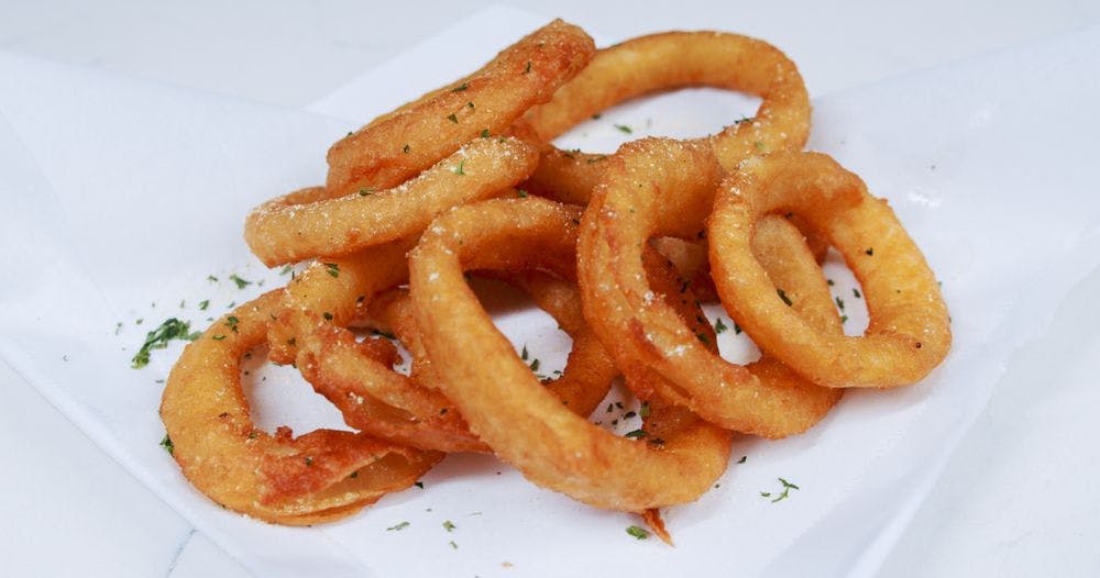 Onion rings at A'dor Kitchen & Cocktail.