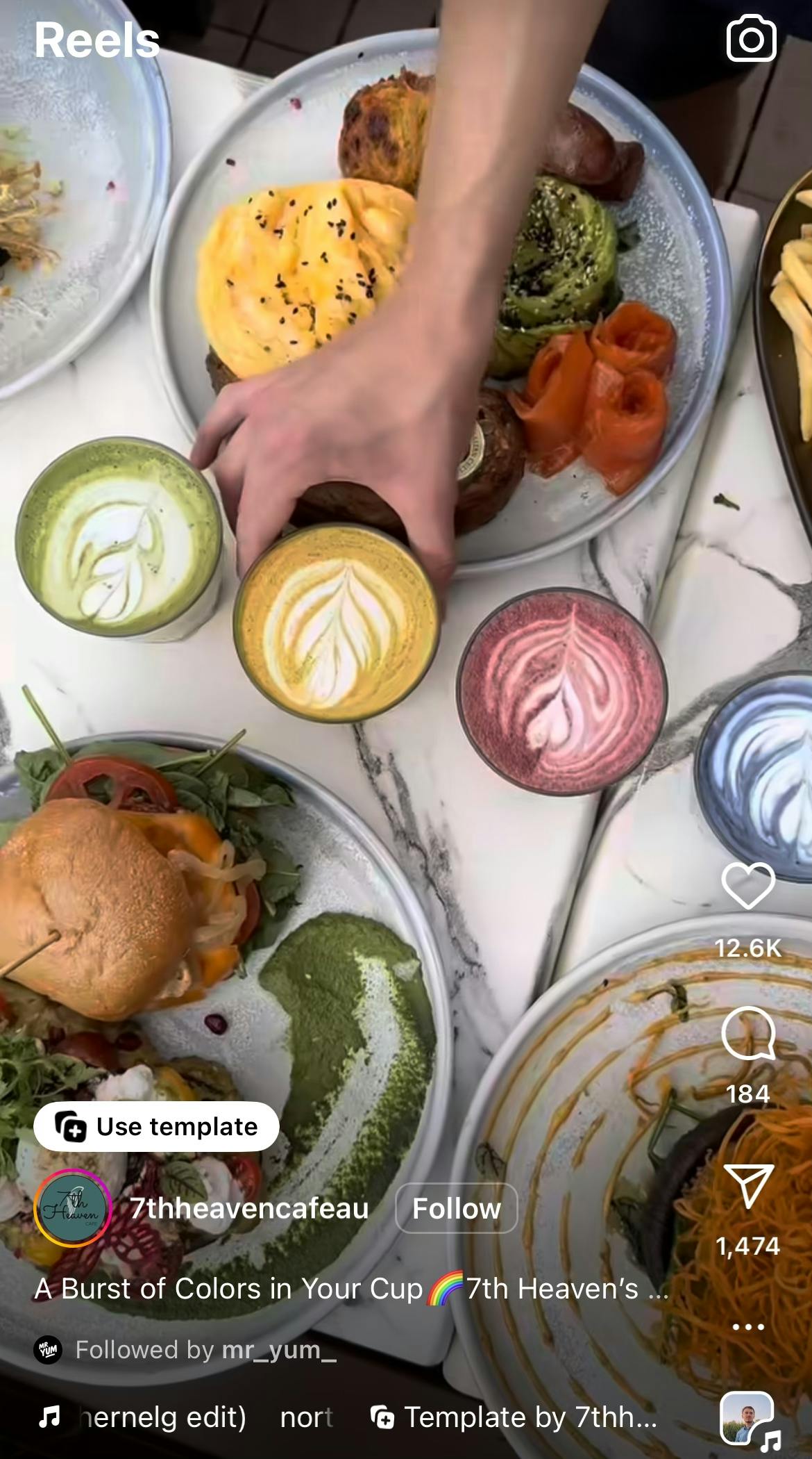 Instagram Reel by 7th heaven Cafe.