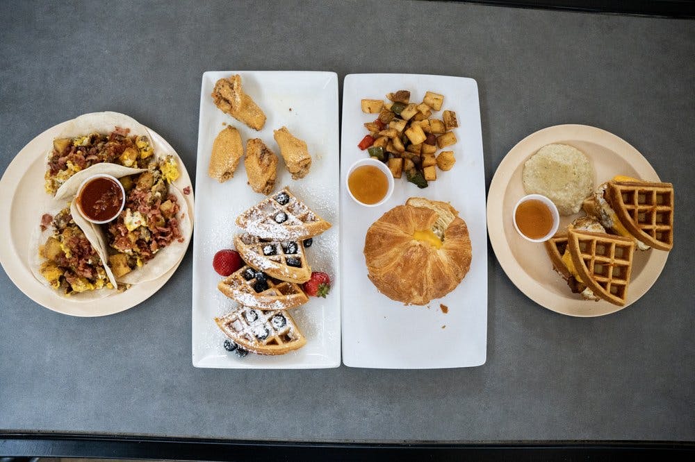 A breakfast platter at A'dor Kitchen & Cocktail.