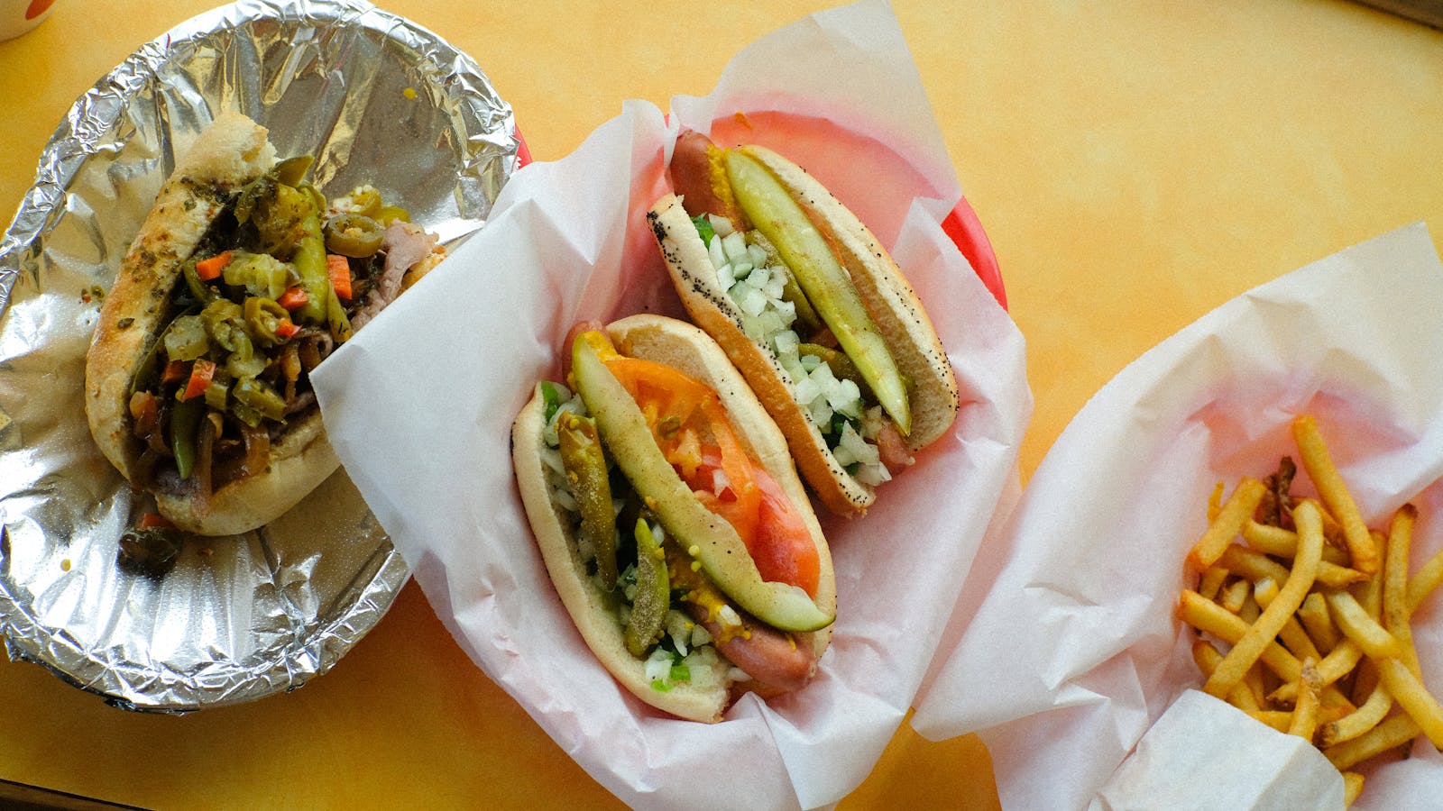 Some food at Mustard's Last Stand.