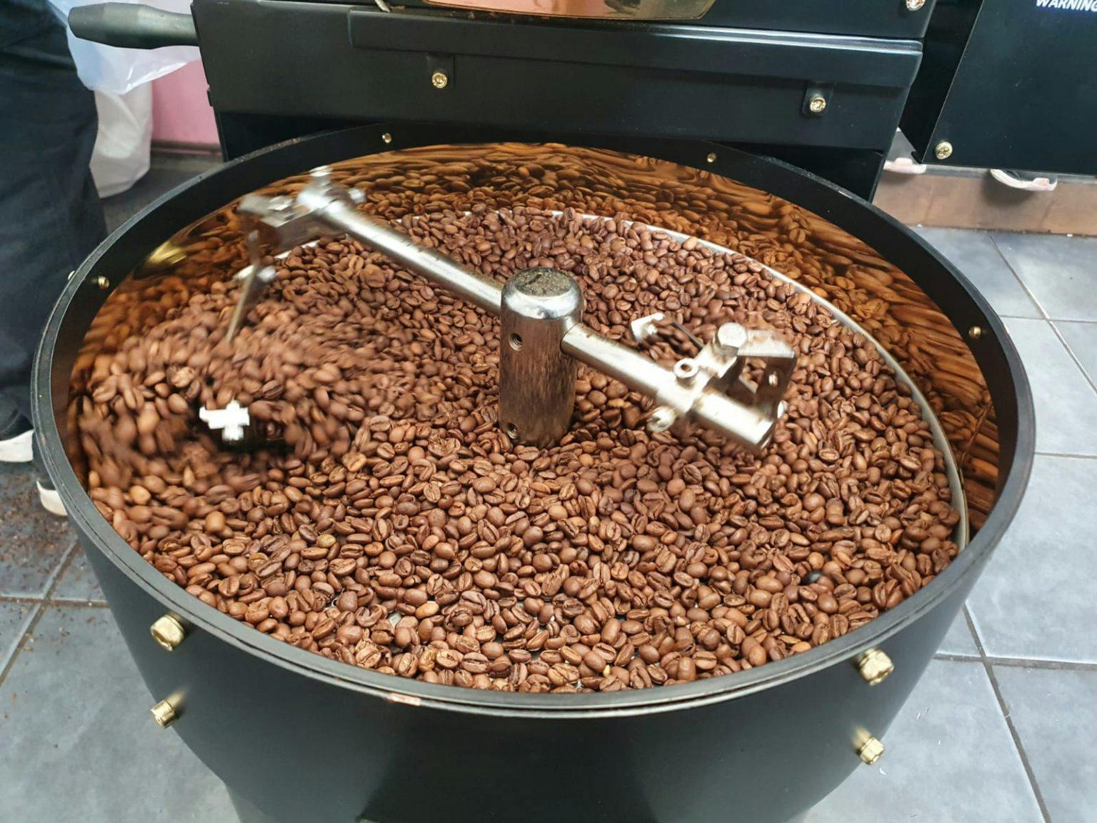 Image of roasting beans