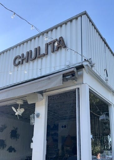 Image of the Chulita sign in Venice, California