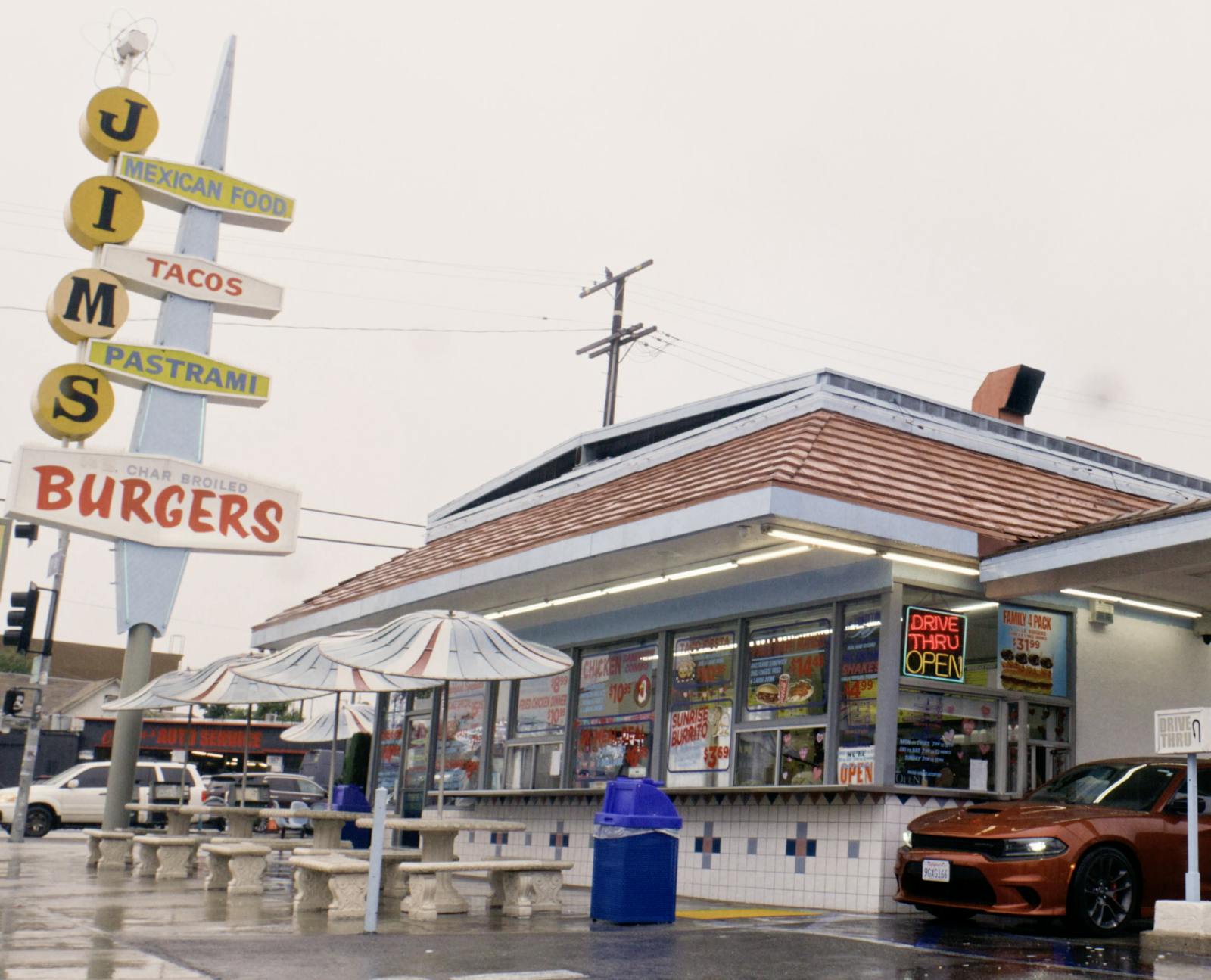 Jim's Burgers in Bell, California.