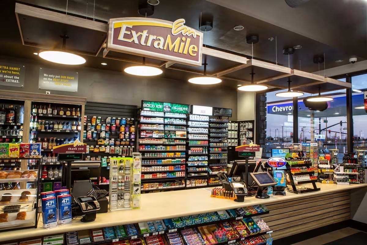 ExtraMile store counter
