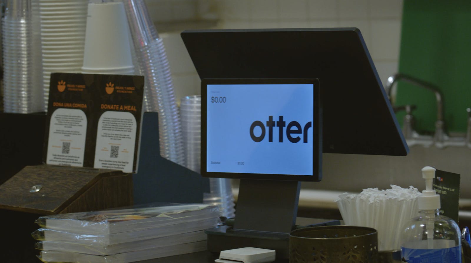 Otter POS being used at the Jose Chiquito restaurant. 