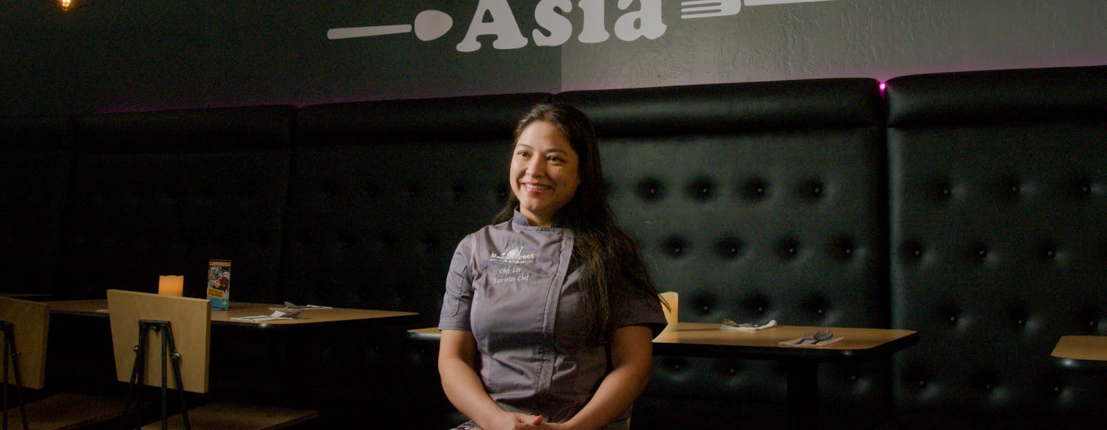 The Executive Chef and interior of Backstreet Asia. 