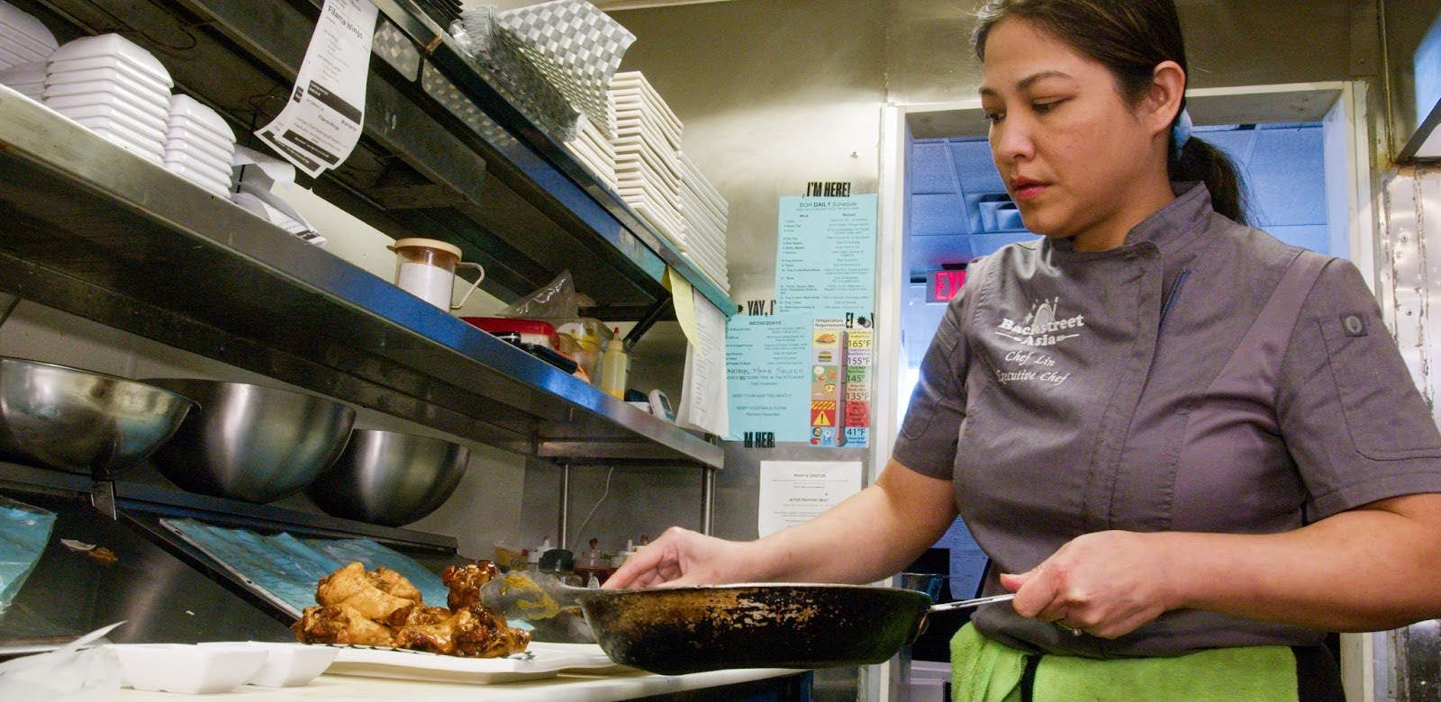 Lindsay Manchua, Executive Chef at Lip Eats & Backstreet Asia. 