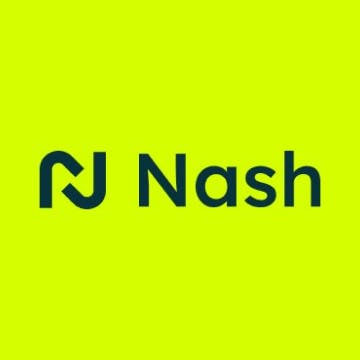 Neon yellow Nash logo