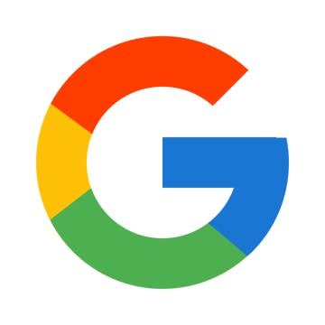 Google logo showing multicolored G