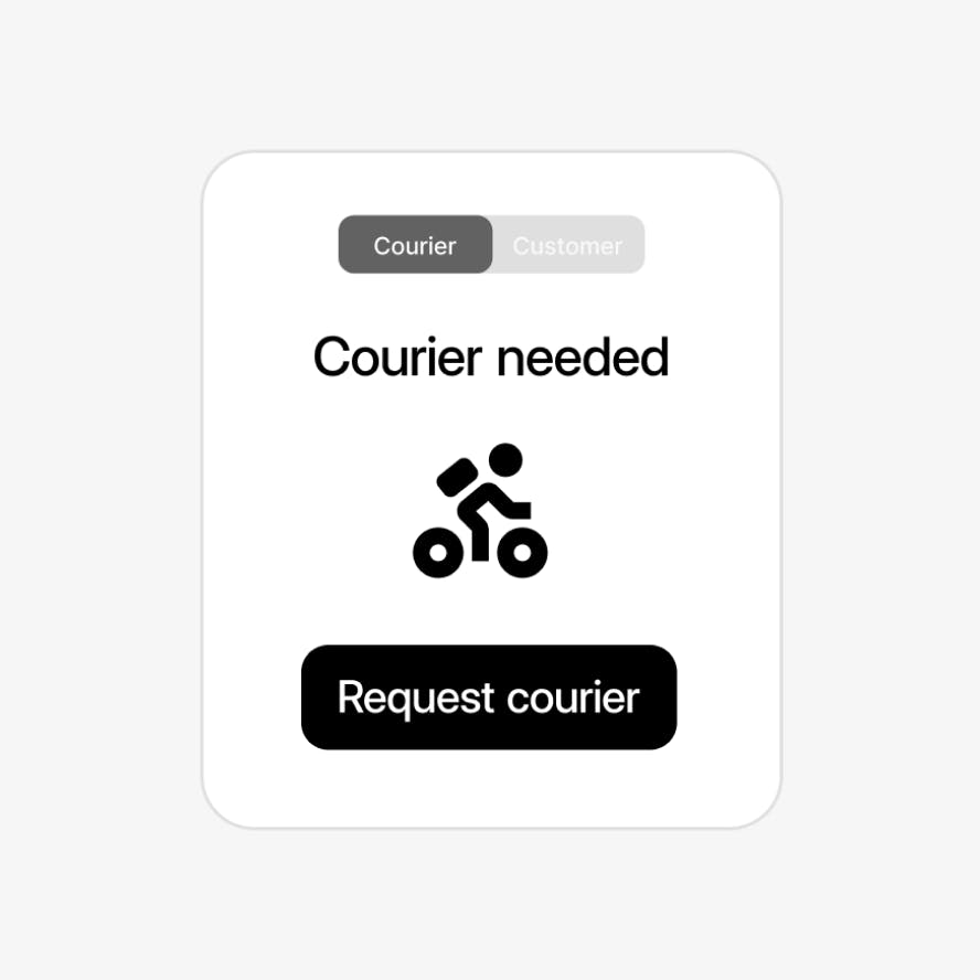 Send orders to the right courier