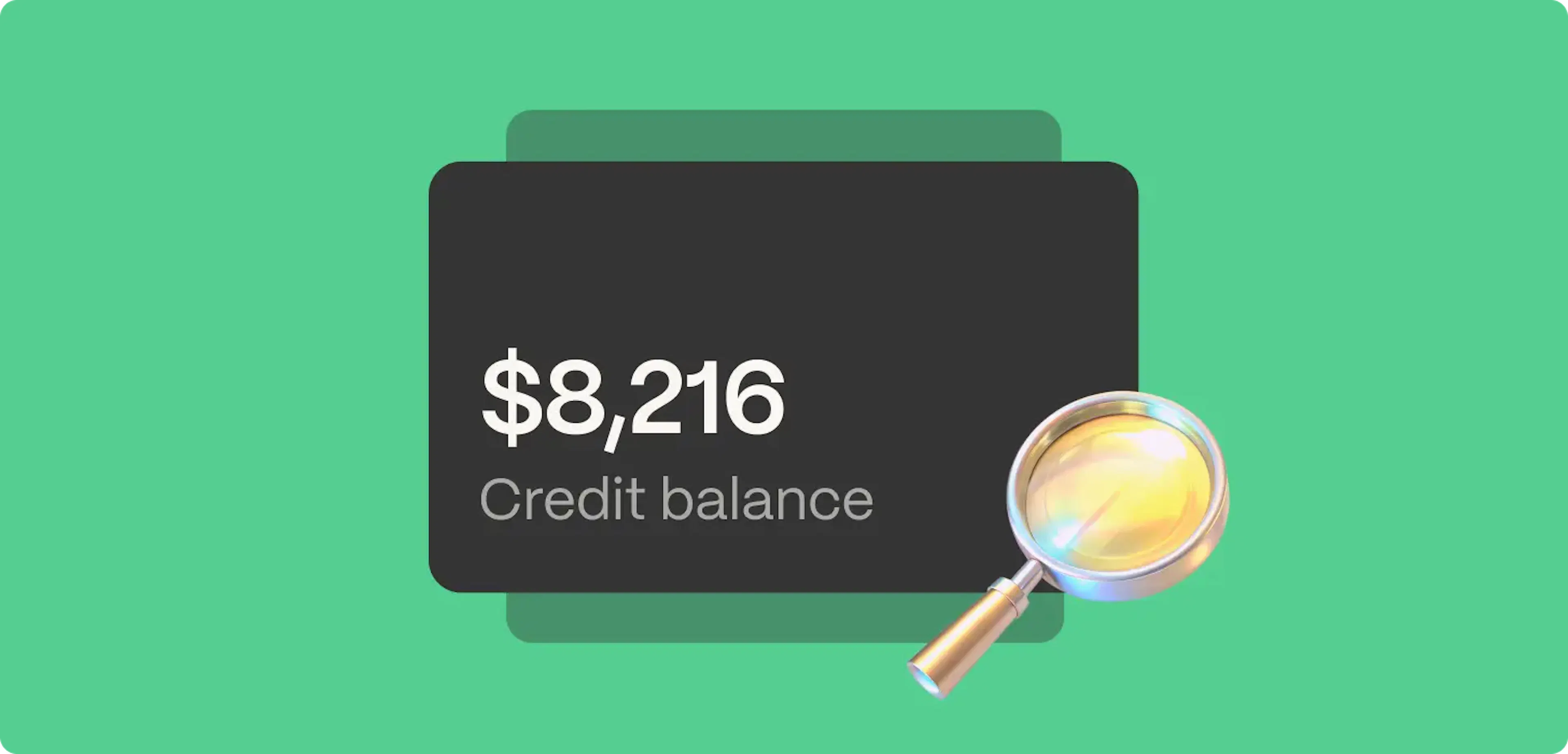 credit balance illustration
