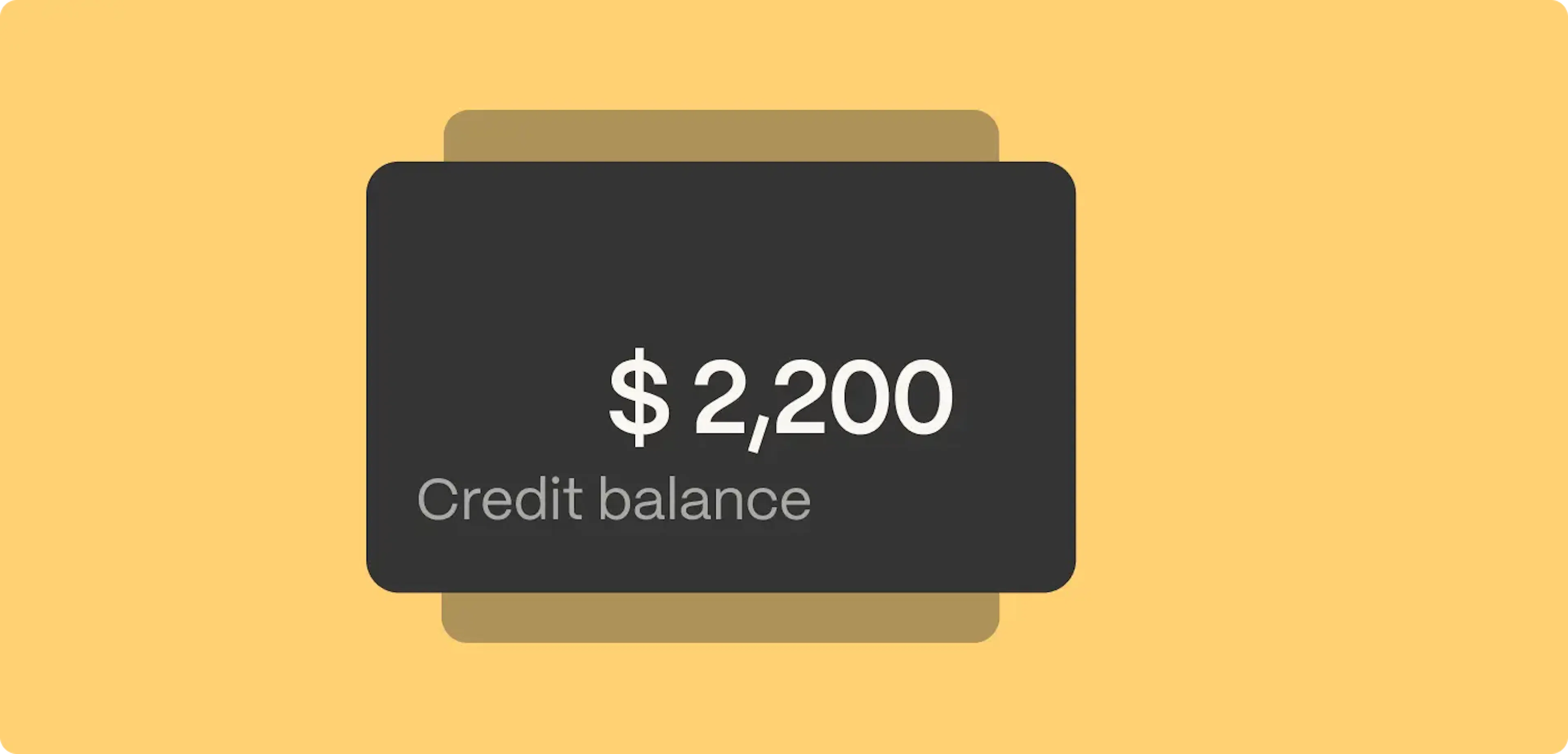 credit balance illustration