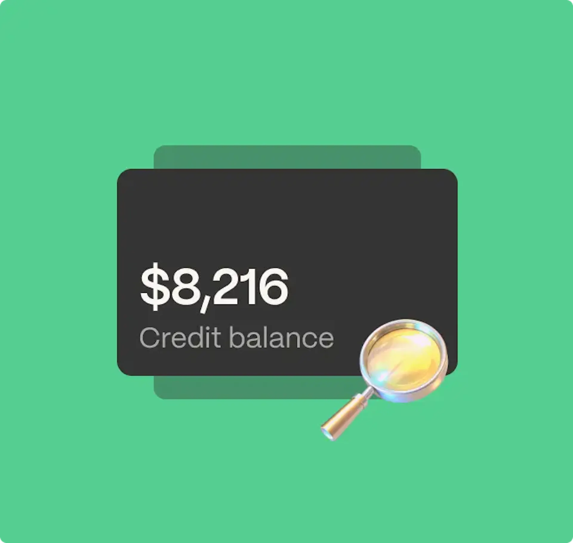 credit balance illustration