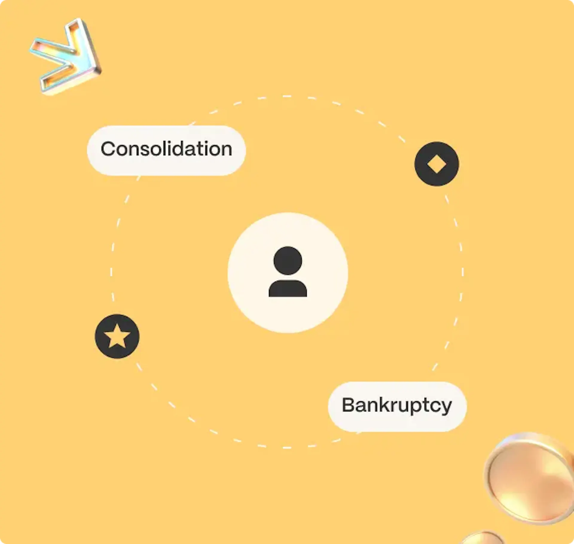 bankruptcy illustration