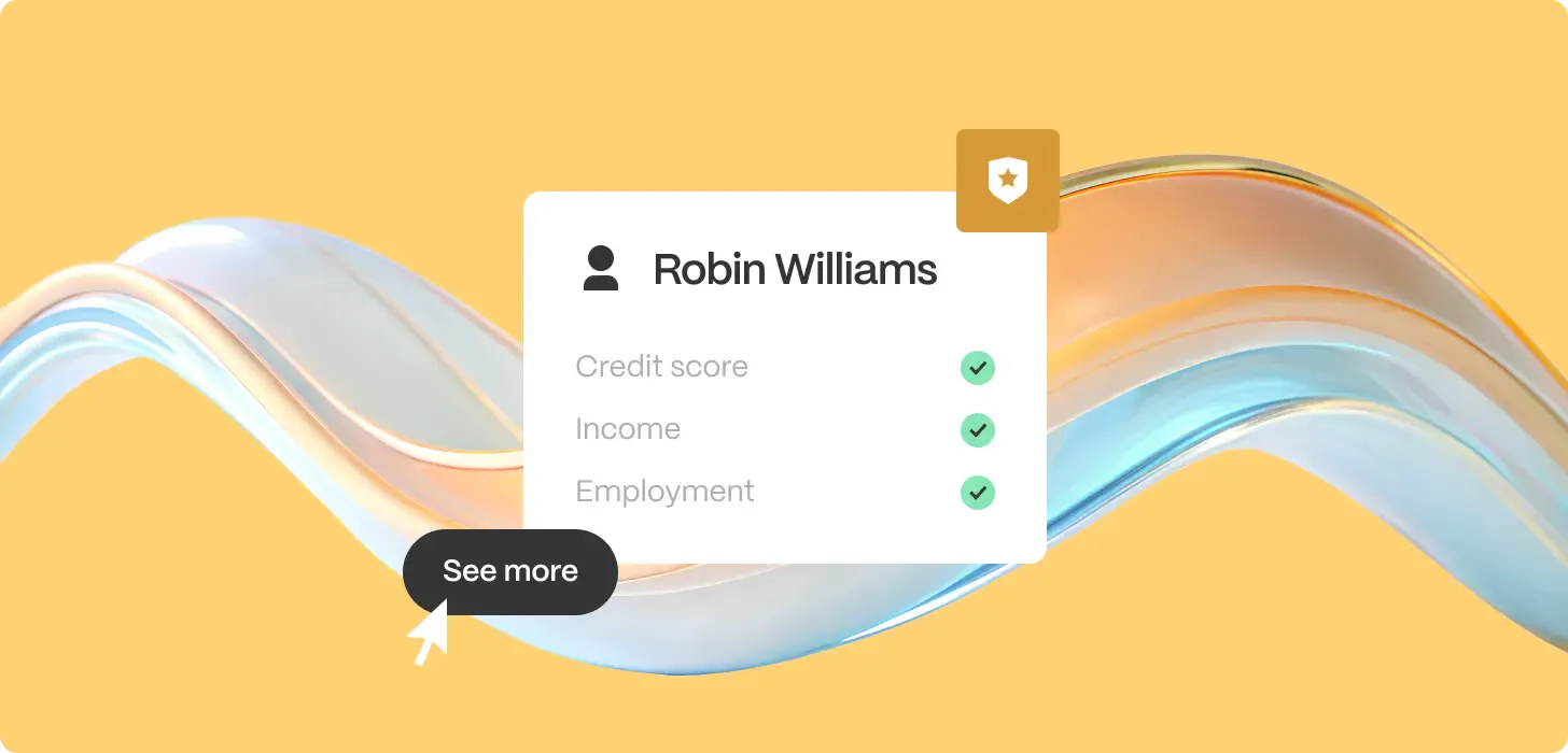 credit score illustration yellow