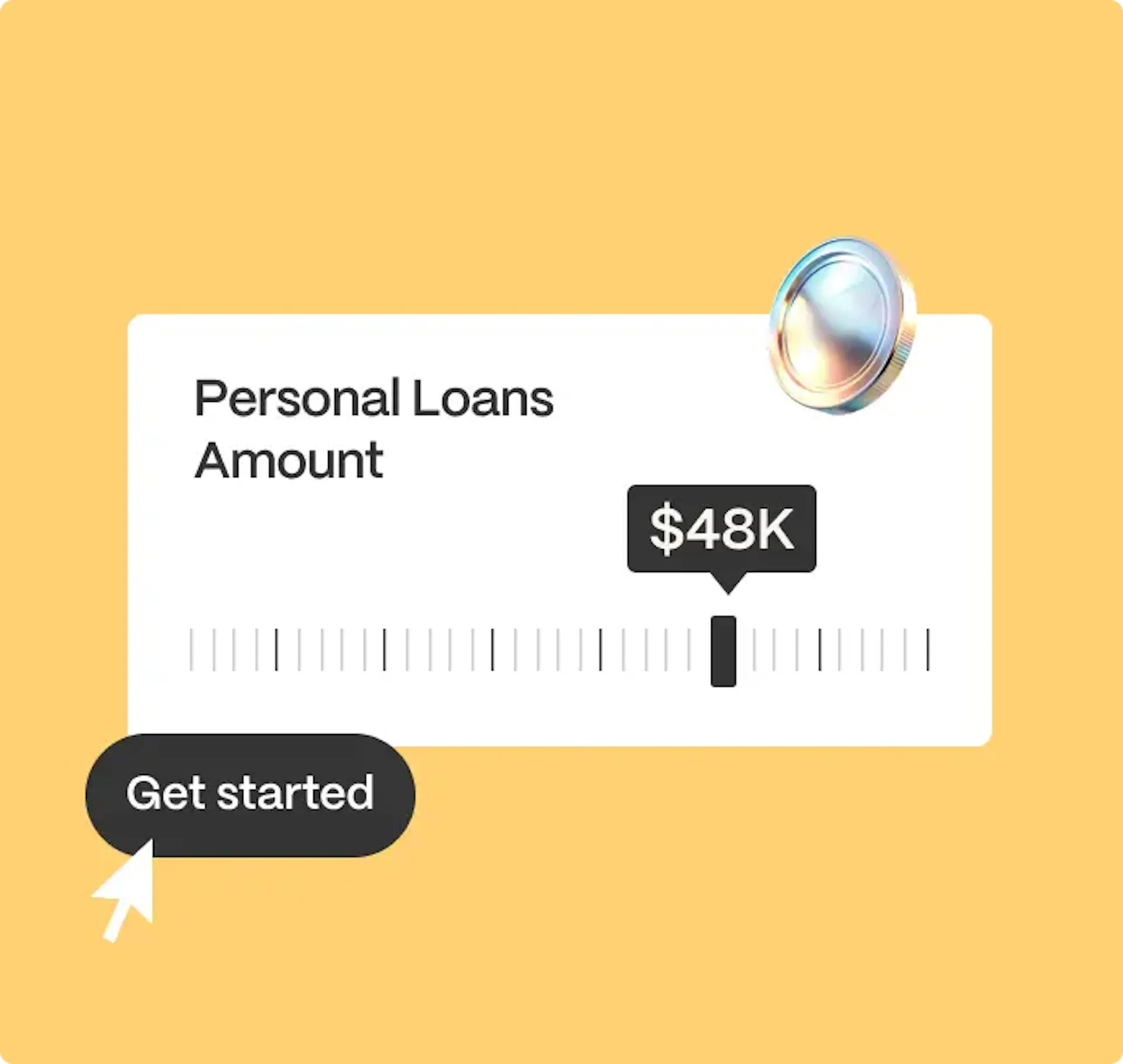 Personal loan amount illustration