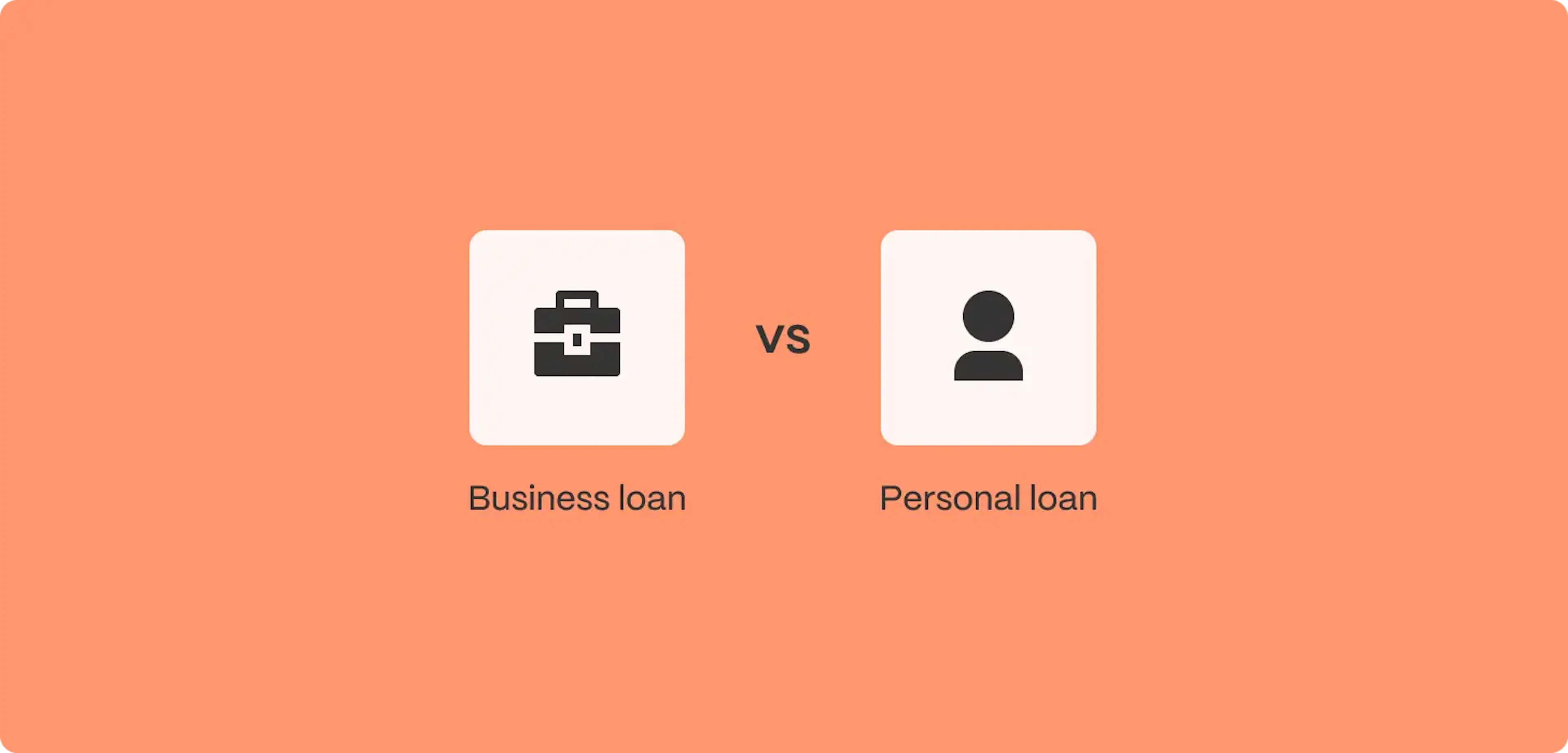 business loan vs personal loan illustration