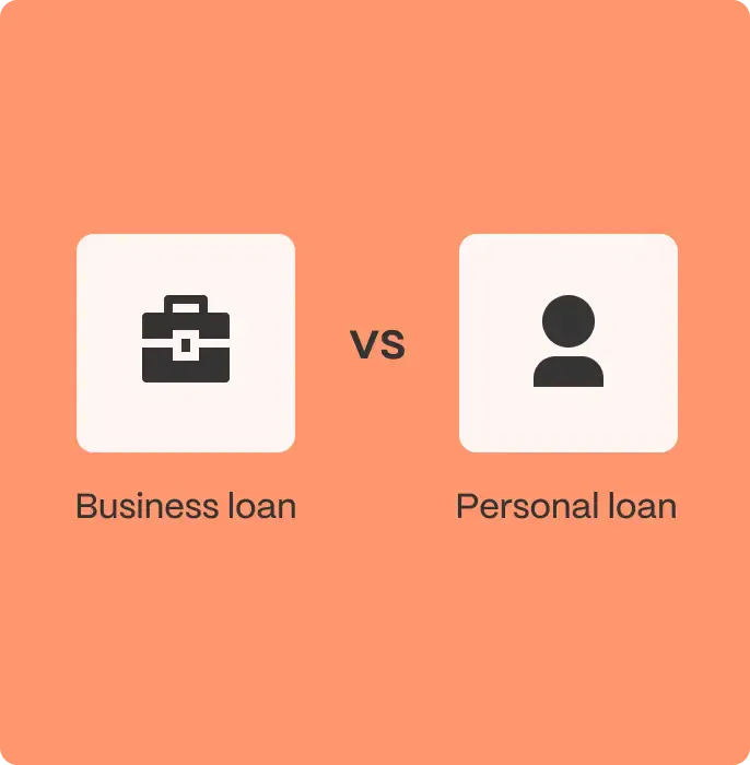 business loan vs personal loan illustration