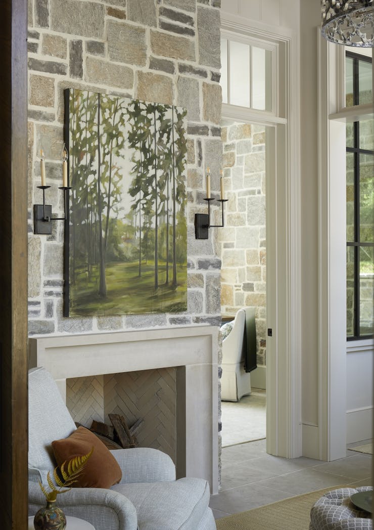 TS-Adams-Studio-Architects-Atlanta-Georgia-American-Shingle-Style-Interior-Kitchen-Sitting-Area-Fireplace