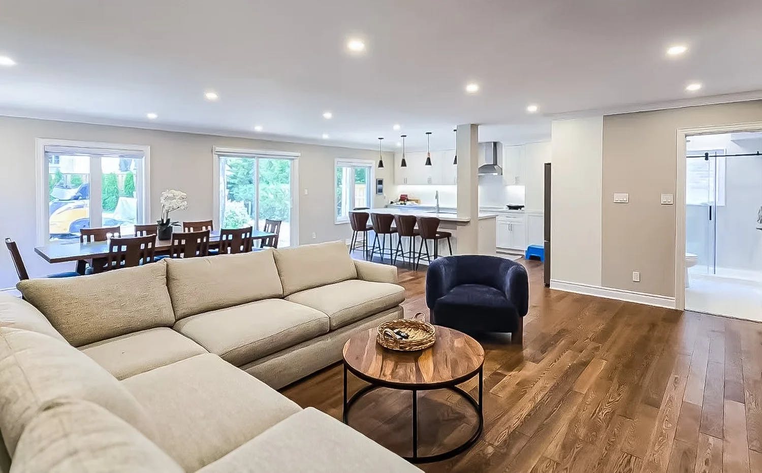 church hill living room side view